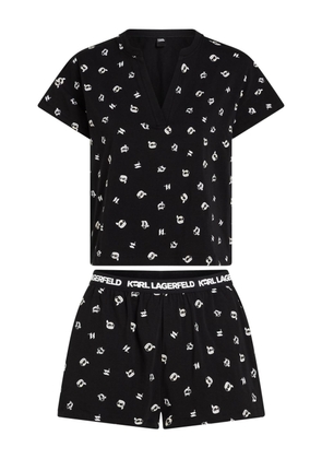 Karl Lagerfeld Ikonik 2.0 pajama set - Black