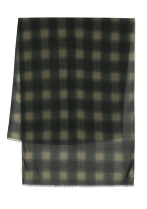 Givenchy 4G check-pattern scarf - Brown