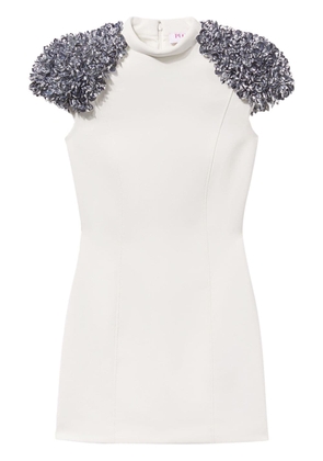 PUCCI sequin-embellished jersey minidress - White