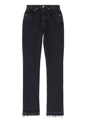RE/DONE skinny-cut boot trousers - Black