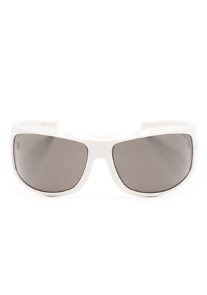 BOSS oversized biker-frame sunglasses - Neutrals