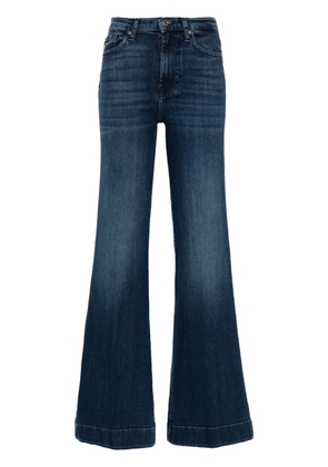 7 For All Mankind Modern Dojo high-rise flared jeans - Blue