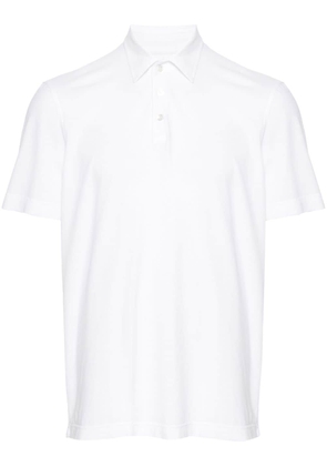 Fedeli Alby jersey polo shirt - White