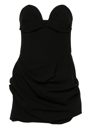 Magda Butrym sweetheart corset minidress - Black