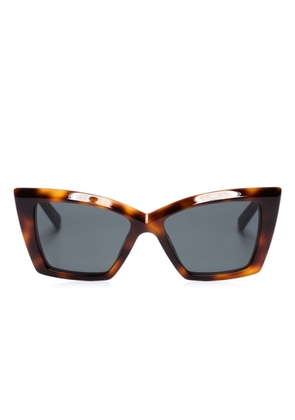 Saint Laurent Eyewear butterfly-frame sunglasses - Brown