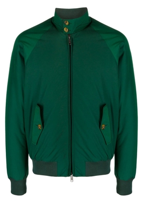 Baracuta high-neck panelled bomber jacket - Green
