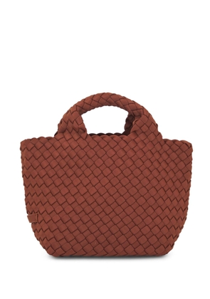 NAGHEDI interlock-weave tote bag - Brown