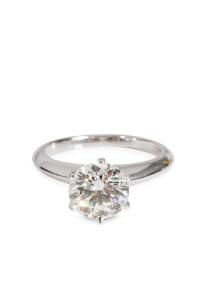 Tiffany & Co. Pre-Owned diamond solitaire engagement ring - Silver