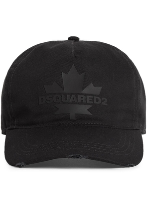 DSQUARED2 Maple leaf-appliqué baseball cap - Black
