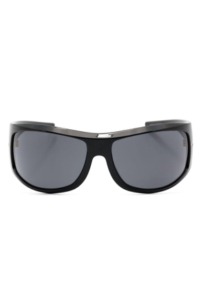BOSS oversized biker-frame sunglasses - Black