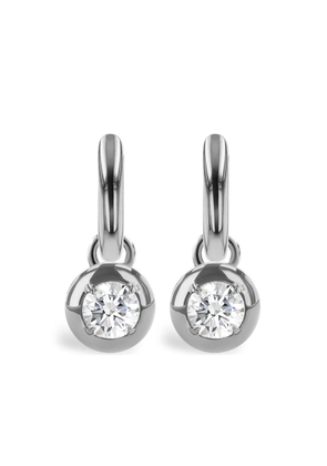 Pragnell 18kt white gold Skimming Stone diamond drop earrings