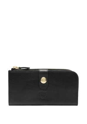 Il Bisonte debossed-logo leather wallet - Black