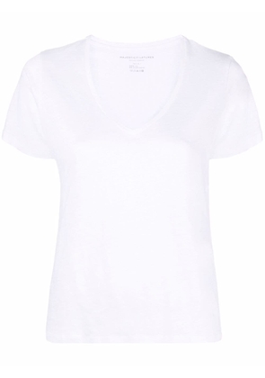 Majestic Filatures V-neck short-sleeve T-shirt - White