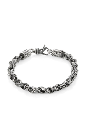 Emanuele Bicocchi round braid bracelet - Silver