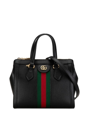 Gucci Pre-Owned 2000-2015 Small Leather Ophidia satchel - Black