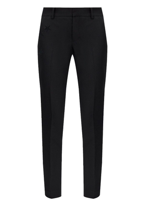 Zadig&Voltaire logo embellished mid-rise skinny trousers - Black