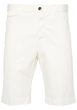 PT Torino mid-rise chino shorts - White