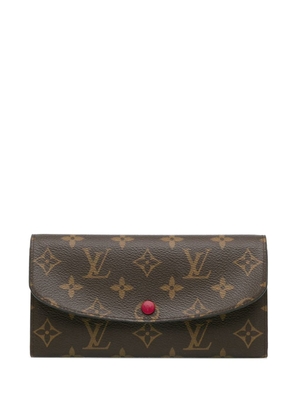 Louis Vuitton Pre-Owned 2019 Monogram Emilie Wallet long wallets - Brown