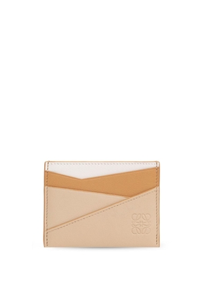 LOEWE Puzzle leather cardholder - Neutrals