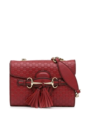 Gucci Pre-Owned 2016-2023 Mini Microguccissima Emily crossbody bag - Red
