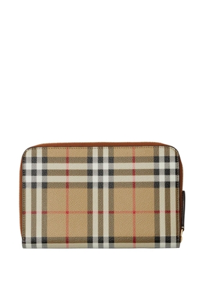 Burberry Vintage Check-pattern bi-fold wallet - Neutrals
