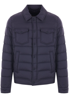 Herno classic-collar down jacket - Blue