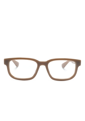 Gucci Eyewear rectangle-frame glasses - Brown