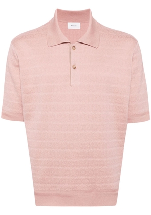 Bally horizontal stripe polo shirt - Pink