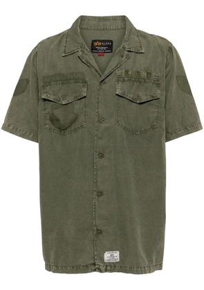 Alpha Industries tonal patches short-sleeved shirt - Green