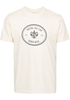 Sporty & Rich Eden Crest Kennedy T-shirt - Neutrals
