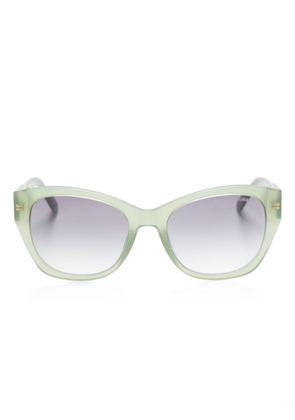 Marc Jacobs Eyewear logo-plaque square-frame sunglasses - Green