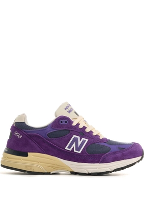 New Balance logo patch panelled sneakers - Purple