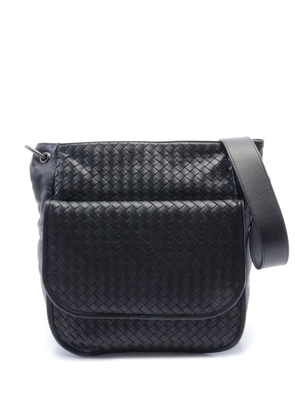 Bottega Veneta Pre-Owned 2010s Intrecciato leather crossbody bag - Black
