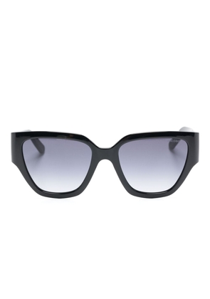 Marc Jacobs Eyewear logo-plaque square-frame sunglasses - Black