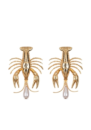 Jennifer Behr Marilla pearl-detailing earrings - Gold