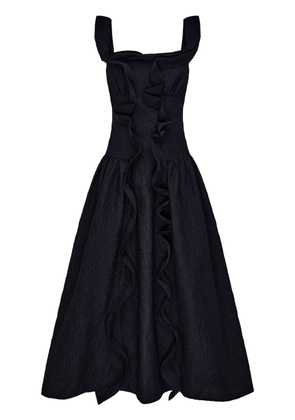Rachel Gilbert Sana ruffle-detail dress - Black