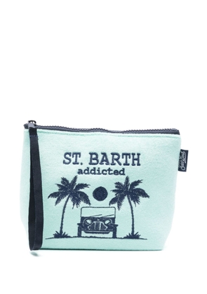 MC2 Saint Barth Aline terrycloth makeup bag - Blue