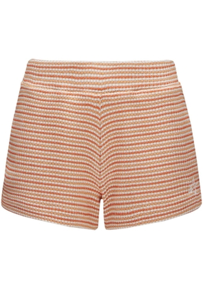 Perfect Moment Llonga striped mini shorts - Orange