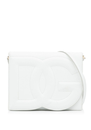 Dolce & Gabbana Pre-Owned 2023 DG logo-embossed crossbody bag - White