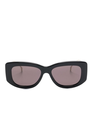 Gucci Eyewear Double G rectangle-frame sunglasses - Black