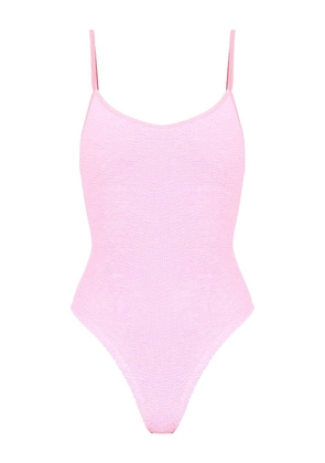 Hunza G Petra seersucker swimsuit - Pink