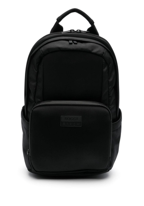 Boggi Milano logo-patch backpack - Black