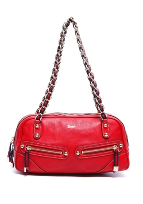 Gucci Pre-Owned Capri leather shoulder bag - Red