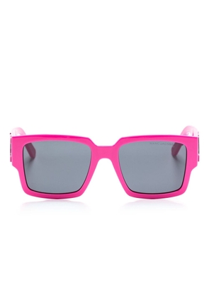 Marc Jacobs Eyewear logo-embossed square-frame sunglasses - Pink
