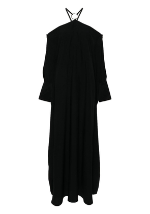 Taller Marmo Volturno halterneck maxi dress - Black