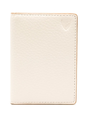 Aspinal Of London Double leather cardholder - White
