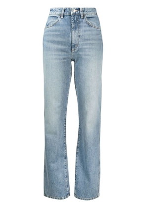 RE/DONE straight-leg organic cotton jeans - Blue