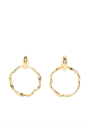 DOWER AND HALL Polo Story gold-plated hoops