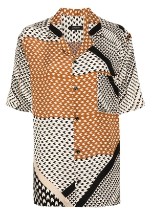Barbara Bui houndstooth-print shirt - Brown