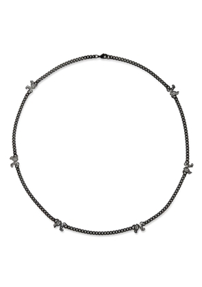 Palm Angels monogram chain-link necklace - Black